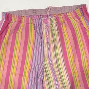 Colorful Striped women’s Pink Bottoms